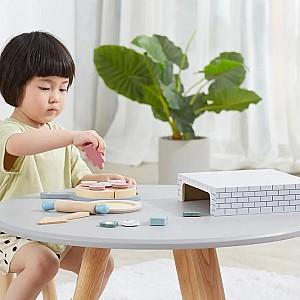 Set de bucatarie pentru papusi VIGA Pizzerie