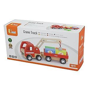 Masina jucarie VIGA cu remorcă și cuburi