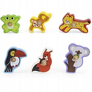 Set de jucarii VIGA cu tobogan și animăluțe