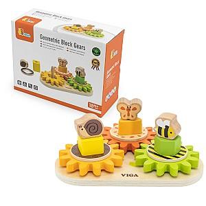 Joc de logica VIGA Roți dințate rotative