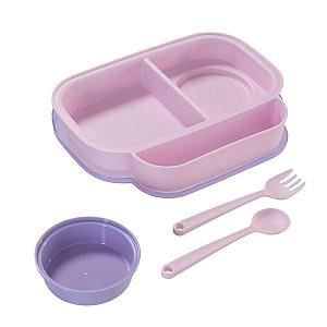 Set de recipiente alimentare U-Grow compartimentată 3in1