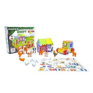 Constructor Maximus cu blocuri-kraft și autocolante