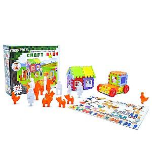 Constructor Maximus cu blocuri-kraft și autocolante