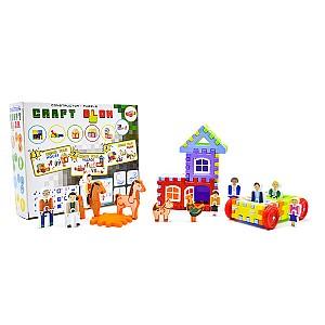 Constructor Maximus cu blocuri-kraft și autocolante