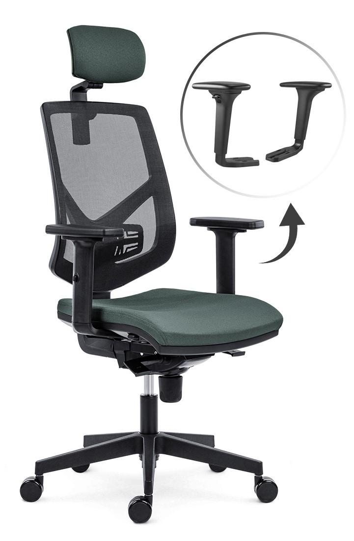 Fotoliu de birou Antares SKILL PDH (BN6) + brate AR12