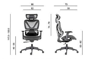 Fotoliu de birou Antares Ester Black