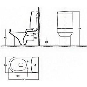 Vas WC KOLO Quattro (K63200)