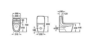 Vas WC Roca Khroma (342657)