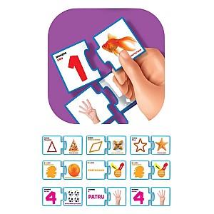 Joc de logica Noriel Numere-culori-forme (ro)