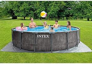 Piscina cu carcasa Intex GreyWood Premium 457×122 cm (26742)