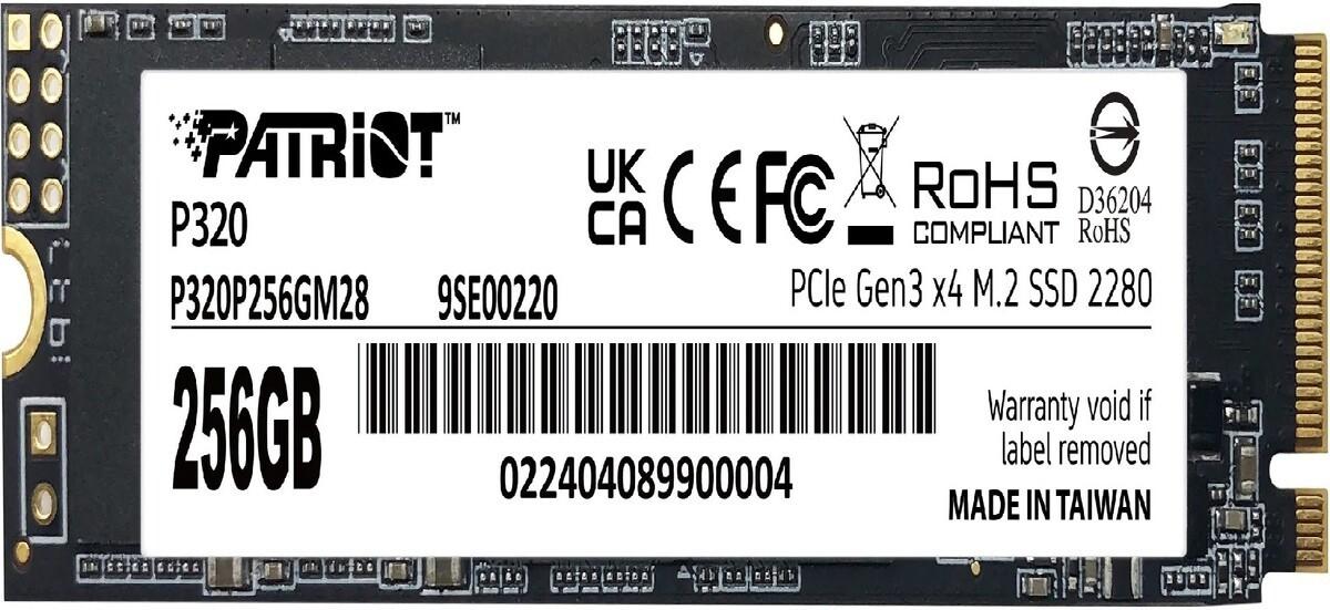 SSD PATRIOT P320 256GB (P320P256GM28)