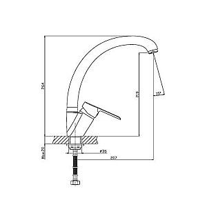 Robinet bucatarie Mat|eco Siena (chiuveta)