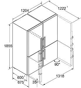 Frigider Liebherr XCCsd 5250 Prime NoFrost