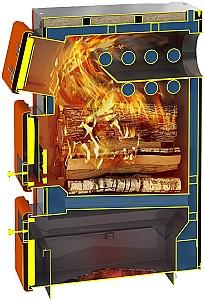 Cazan pe combustibil solid Teplodar Kupper PRO 36 (2.0)