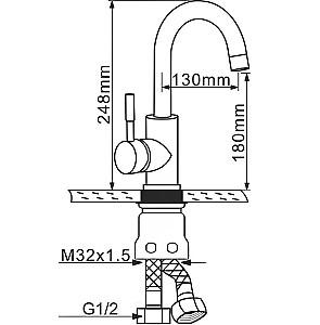 Robinet bucatarie Melana F6108