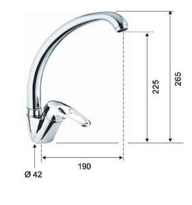 Robinet bucatarie Remer Remix R 42