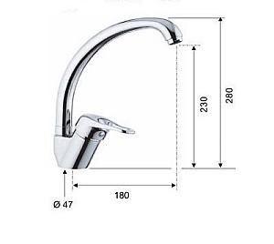 Robinet bucatarie Remer Kiss 42