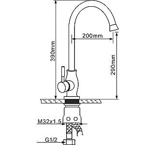 Robinet bucatarie Melana F8101