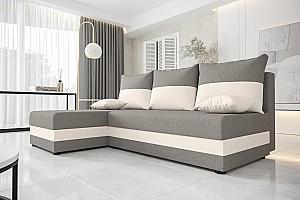 Canapea coltar Space Meble Hewlet Sawana 21/Sawana 01 Gray/Ecru