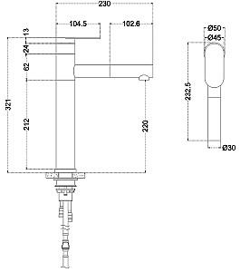 Robinet bucatarie Melana F610303