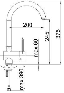Robinet bucatarie Herz Fresh f21 UH00133