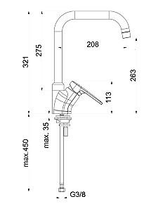 Robinet bucatarie Herz Infinity i23 Plus UH00176