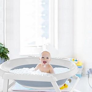 Cada pentru bebelusi BABYJEM albastru