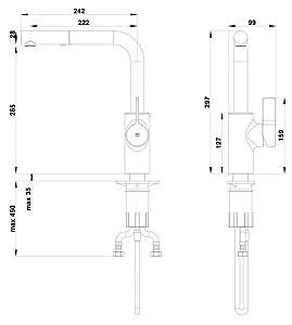 Robinet bucatarie Herz Elite es20 Plus UH00116