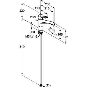 Robinet bucatarie Kludi MX DN 15 (399340562)