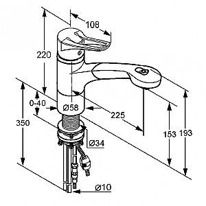 Robinet bucatarie Kludi MX DN 15 (399410562)