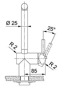 Robinet bucatarie Franke Atlas Neo Black