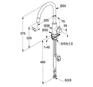 Robinet bucatarie Kludi Bingo Star XS DN 15 (468513978)