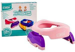 Oala copii U-Grow cu pungi de unica folosință (UPP01-PNK)