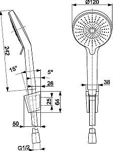 Set de duș Armatura Otava 3