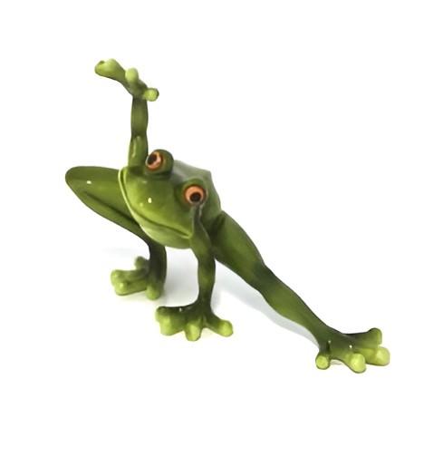 Decor pentru gradina Figuren Discounter Broasca ghemuita