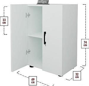 Dulap Nex Home Folder 49x31.8x73.8 cm Alb