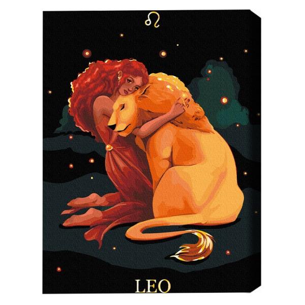 Tablou pe numere BrushMe Leu 40x50 BSB0042FC