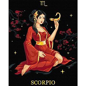 Tablou pe numere BrushMe Scorpion 40x50 BSB0041FC