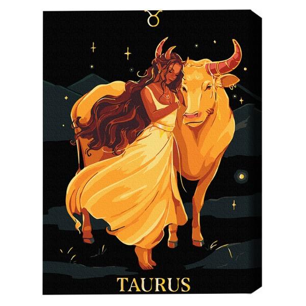 Tablou pe numere BrushMe Taur 40x50 BSB0036FC