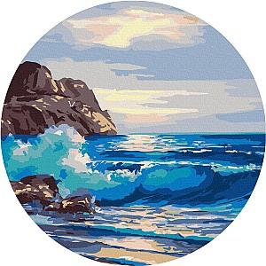 Tablou pe numere BrushMe Dimineața la mare RC00049FC