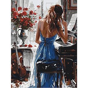 Tablou pe numere BrushMe Moment melodic (fără cutie)