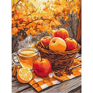 Tablou pe numere BrushMe Mere cu scorțișoară (fără cutie)