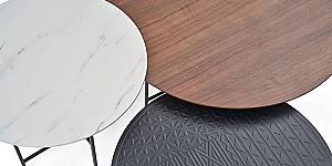 Masuta de cafea, reviste Dogtas MALEKI 51cm Negru