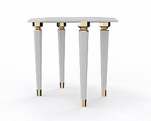 Masuta de cafea, reviste Dogtas LORENTA JASMIN 42.4x49cm Alb