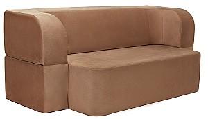 Canapea transformabila Edka Meteor 200x140x40 M26 Cafeniu Nisipiu