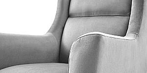 Fotoliu Dogtas RITA GK2267 Velvet Gri Deschis