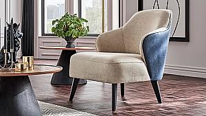 Fotoliu Dogtas ALLEGRA ivory/grey