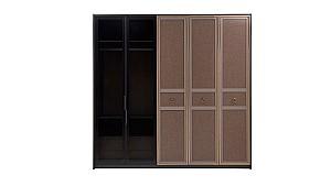 Dulap Dogtas HECTOR Stejar antracit/Gri/Auriu