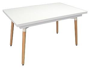 Set de masa si scaune Evelin DT 433-3 + 6 scaune XR-154 WO(Bej)/Dark Brown16(Maro)