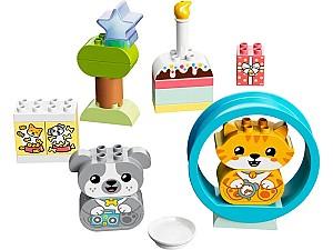 Constructor LEGO Duplo My First Puppy & Kitten With Sounds